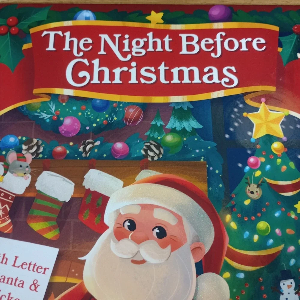 The Night Before Christmas Book with Letter‎ to Santa & Stickers Hardcover